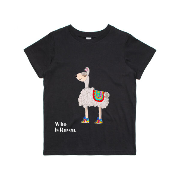 Llama In Kicks Premium Youth Tee Thumbnail