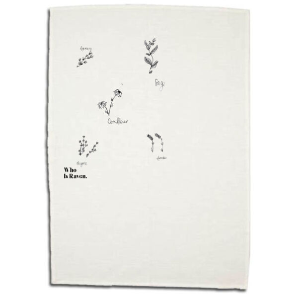 Help our Bee's Cotton Linen Tea Towel Thumbnail