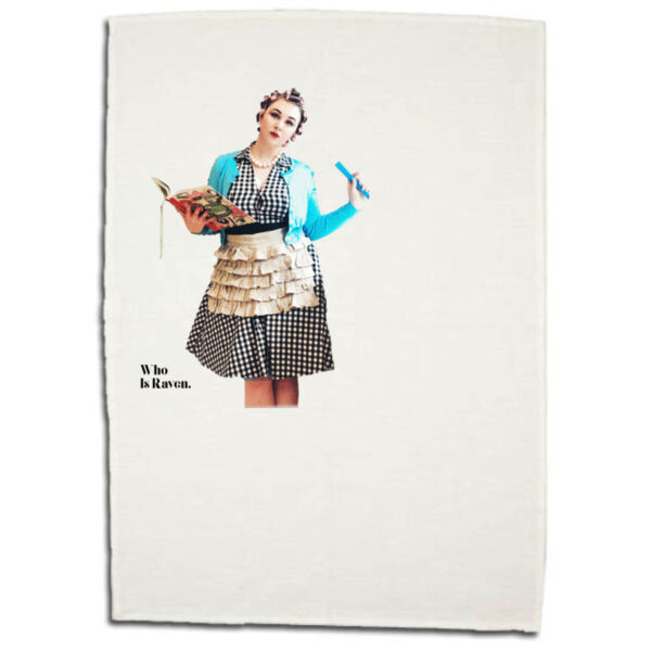 Vintage Barbie Cotton Linen Tea Towel Thumbnail